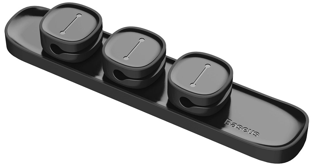 Baseus Peas Magnetischer Kabel-Organizer | Schwarz | Schreibtisch Zubehör