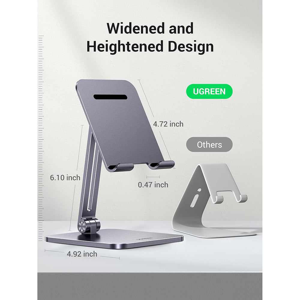 Support de bureau UGREEN LP134 pour téléphone / tablette, 6.1 pouces - 12.9 pouces, Gris