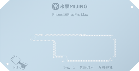 Support de Travail Reballing Mijing Z20 pour Apple iPhone 16 Series
