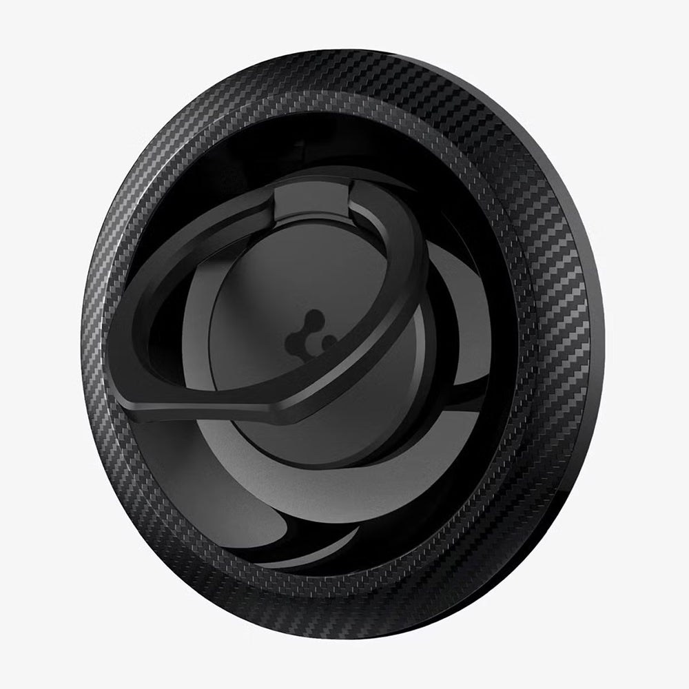 Spigen O-Mag OM100 Carbon Ringhalterung, Universal, Schwarz AMP05505