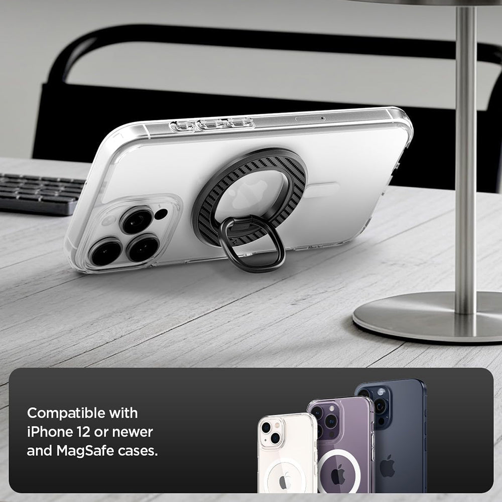 Spigen O-Mag OM106 Ring Holder, Universal, Black AMP09334
