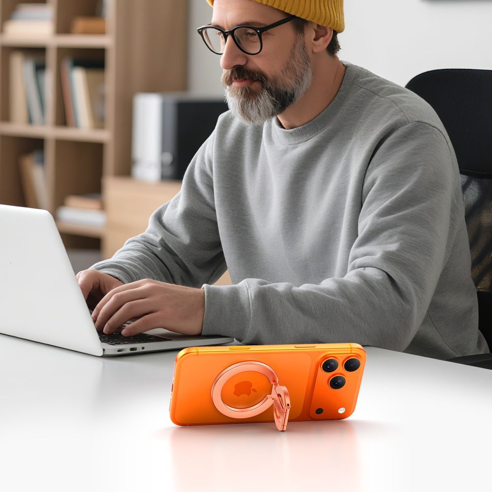 Support Anneau Tech-Protect MMR400 Lamano, Universel, Rose Doré