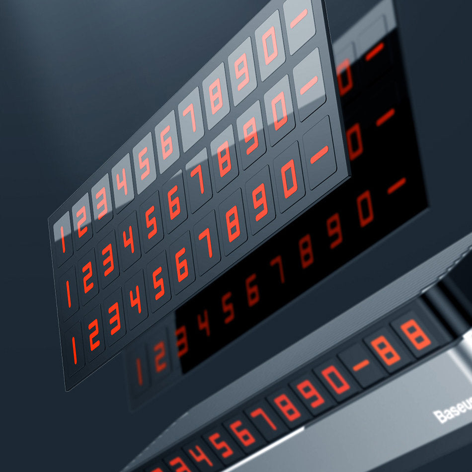 Baseus Moonlight Box Auto-Telefonnummernhalter | Grau | Verstellbar