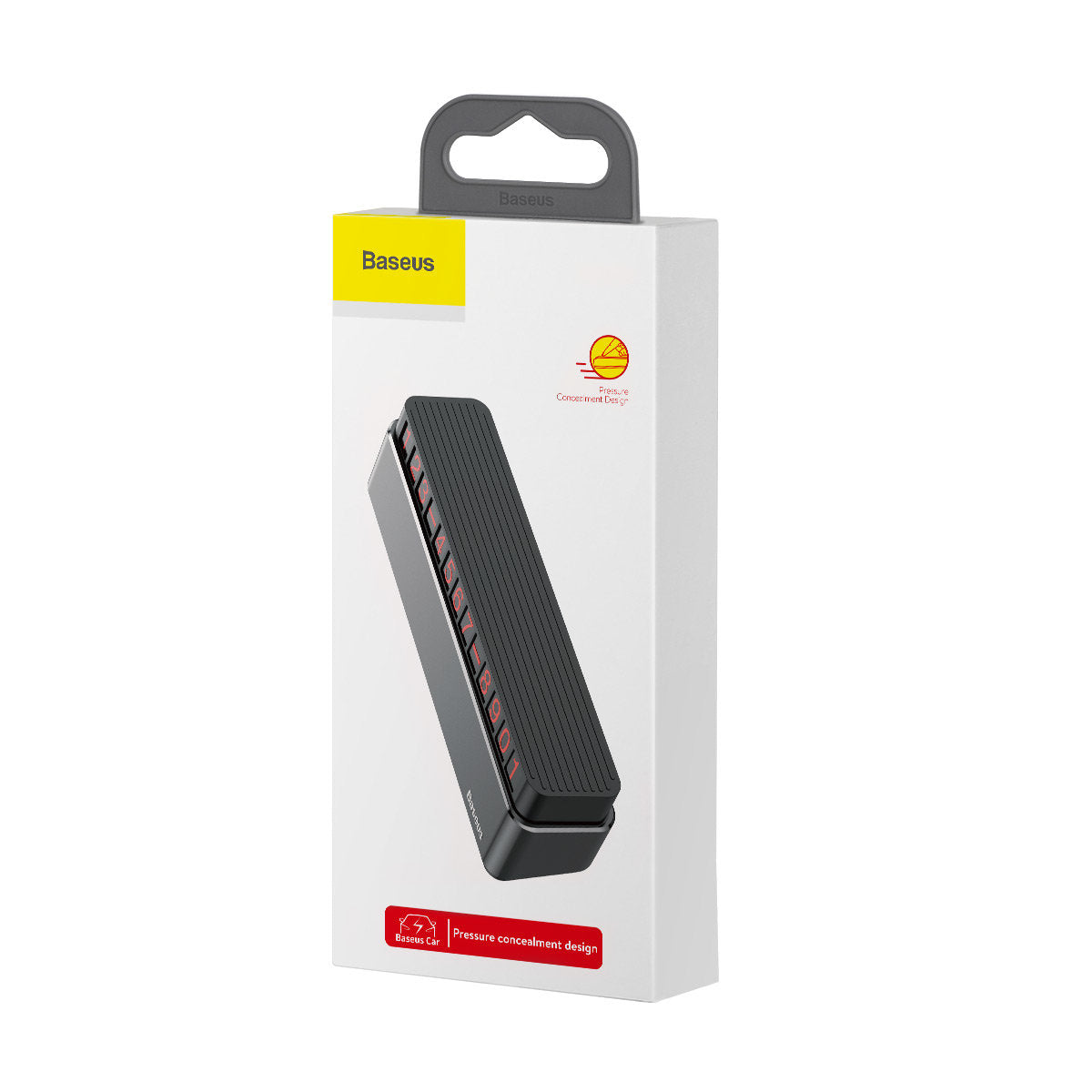 Baseus Moonlight Box Auto-Telefonnummernhalter | Grau | Verstellbar
