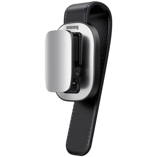 Baseus Platinum Platinum Clip Sonnenbrillenhalter, Silber ACYJN-B0S