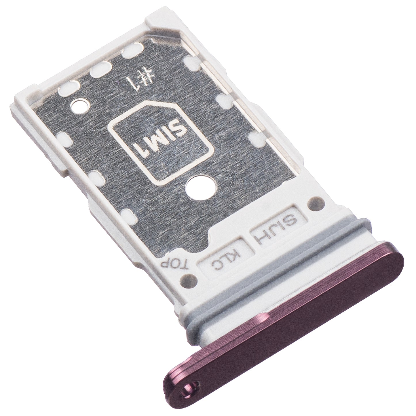 Support SIM Samsung Galaxy S22 Ultra 5G S908, Dual SIM, Violet (Burgundy)