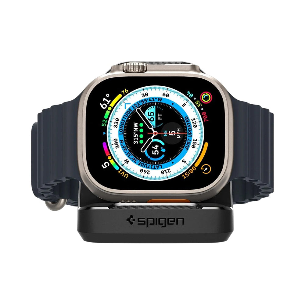 Support Spigen Rugged Armor pour Apple Watch Series, Noir AMP05764