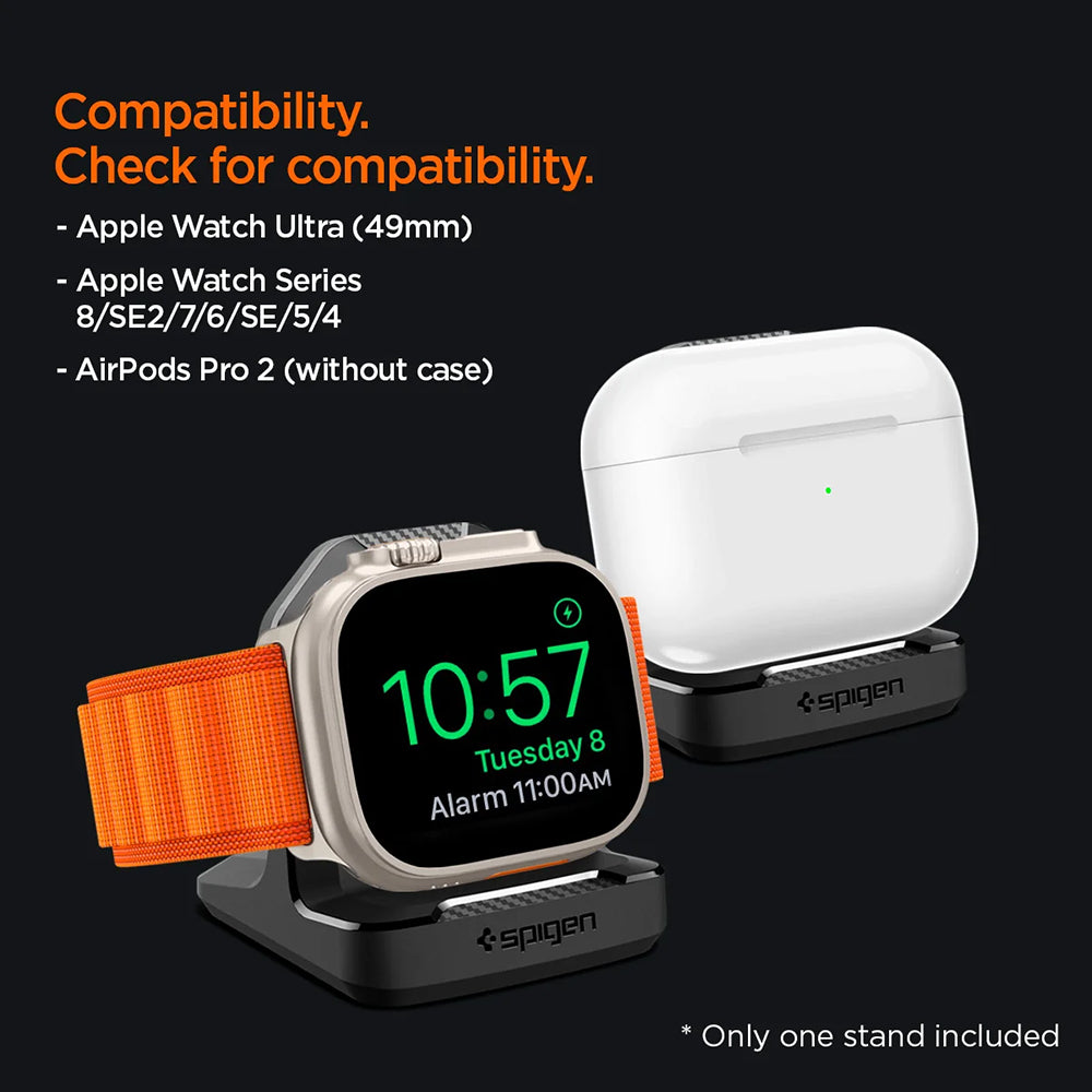 Support Spigen Rugged Armor pour Apple Watch Series, Noir AMP05764