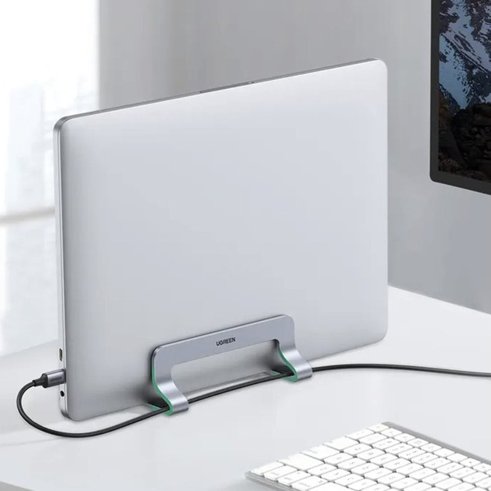 Vertikaler UGREEN LP258 (25706) Laptopständer für Laptops mit einer Dicke von 12mm - 26mm, Schwarz