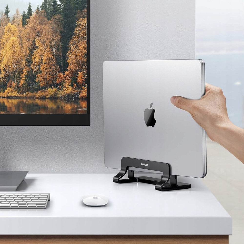 Vertikaler UGREEN LP258 (25706) Laptopständer für Laptops mit einer Dicke von 12mm - 26mm, Schwarz