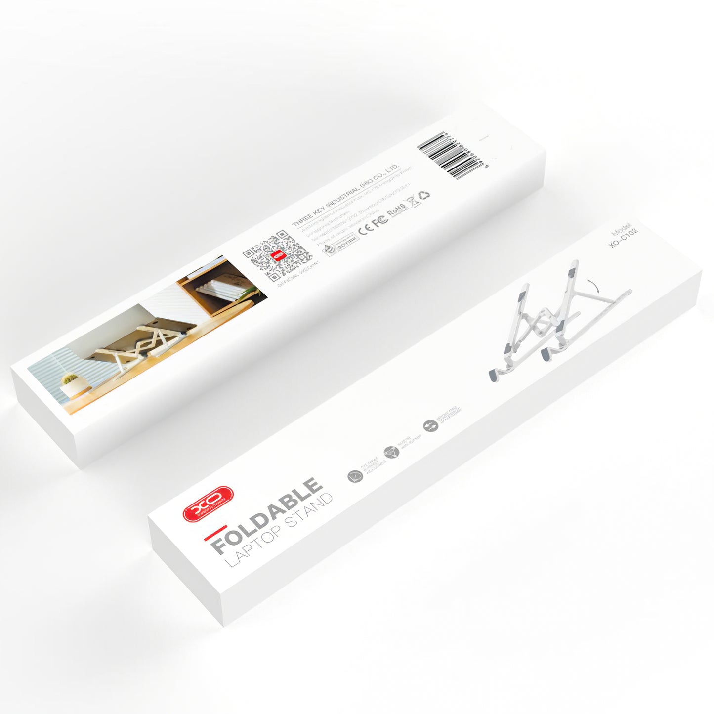 XO Design C102 Laptop-Ständer für Laptop max.17 Zoll, Weiß