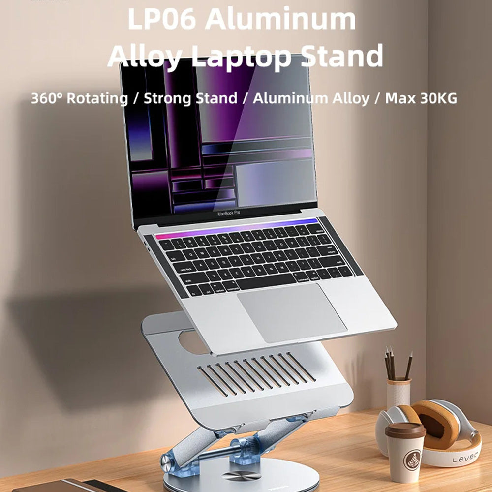 Yesido LP06 Ständer für Laptops 10 Zoll - 17,3 Zoll, Silber