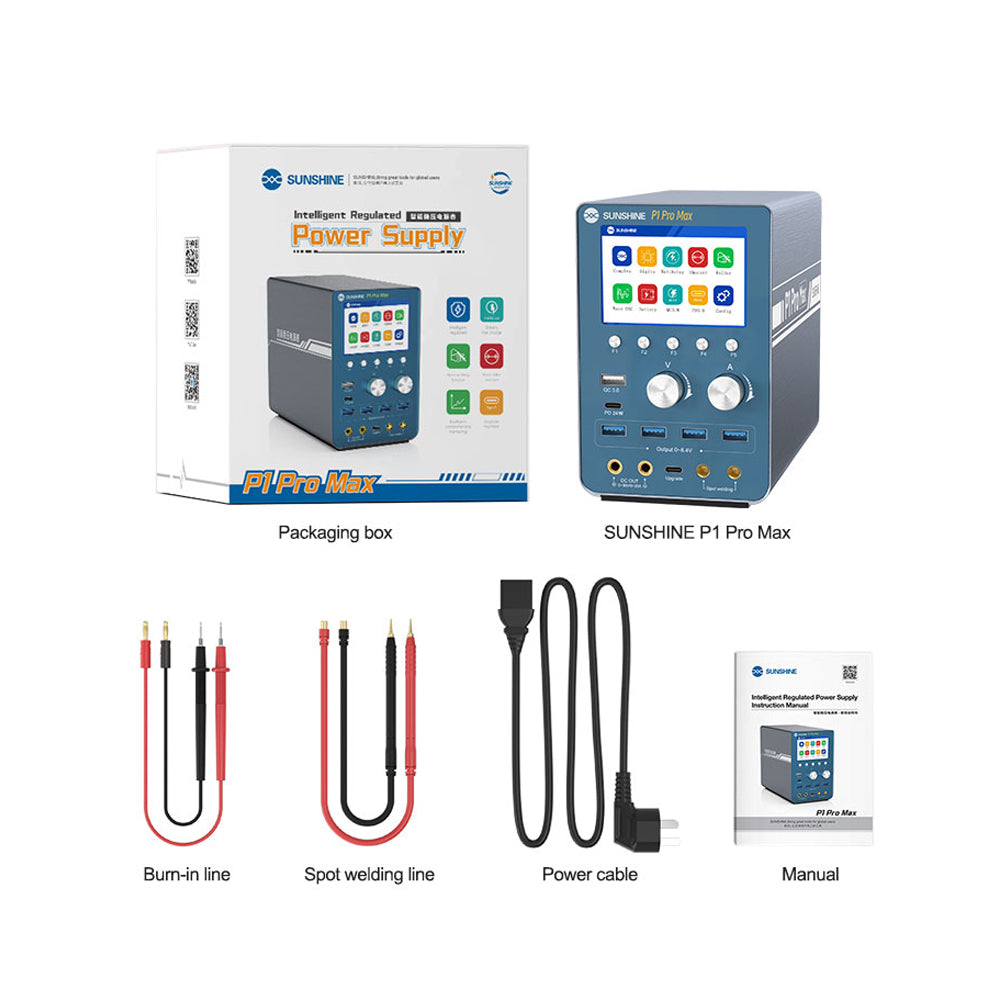 Source Stabilisée de Courant Continu Sunshine P1 Pro Max