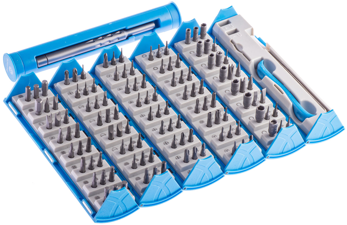 Sunshine SS-5120 Präzisions-Schraubendreher Set | 128-in-1 | S2-Stahl