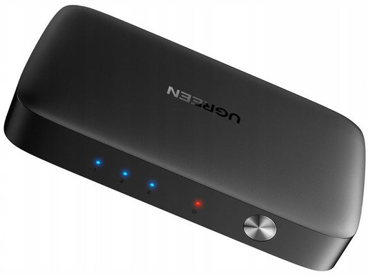 Video-Umschalter UGREEN CM332, 3 x HDMI - HDMI, Schwarz