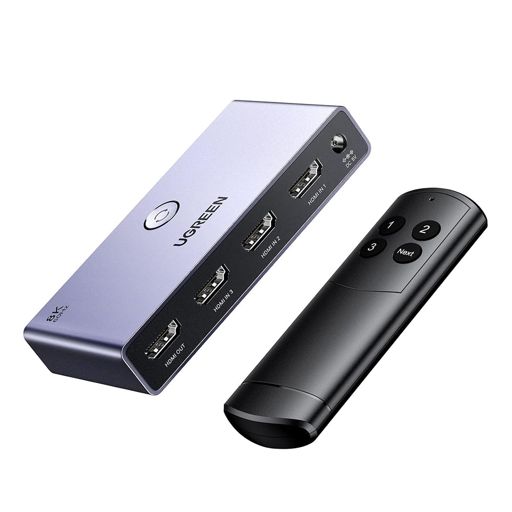 Commutateur Vidéo HDMI UGREEN CM624 (15604), Gris