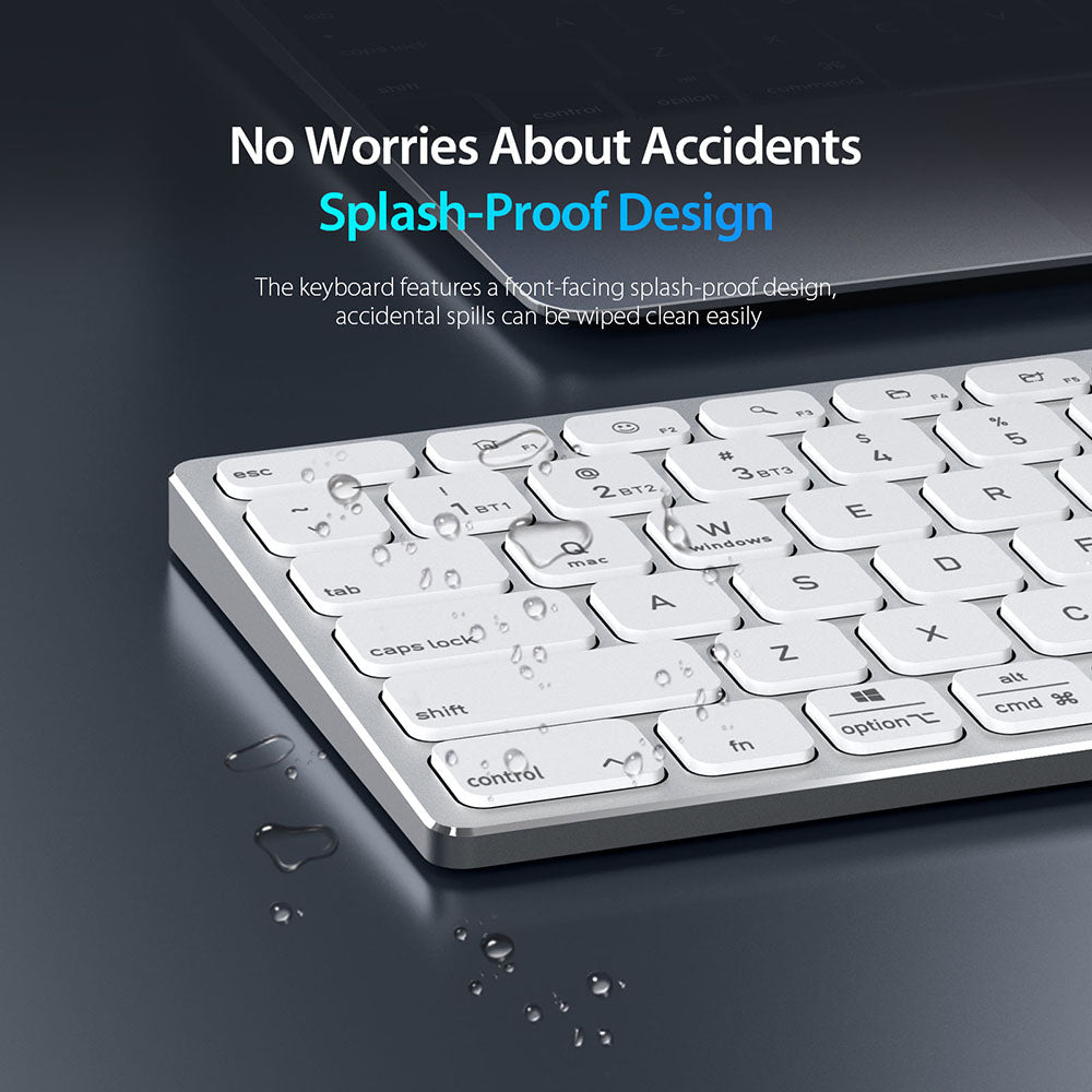 Bluetooth-Tastatur DUX DUCIS LK Mini, Weiß