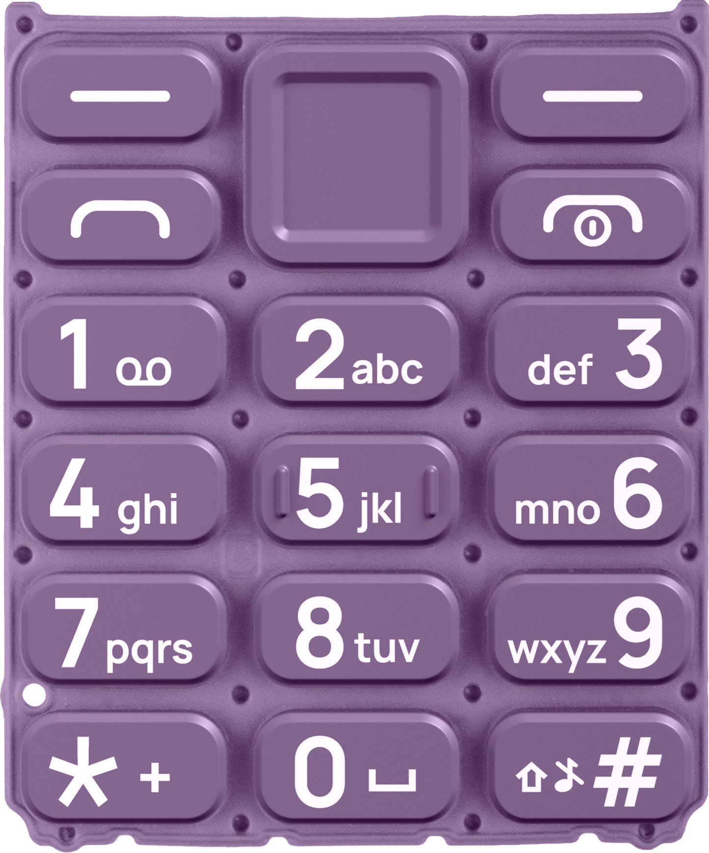 Clavier latin pour HMD 105 / Nokia 105 (2024), Violet