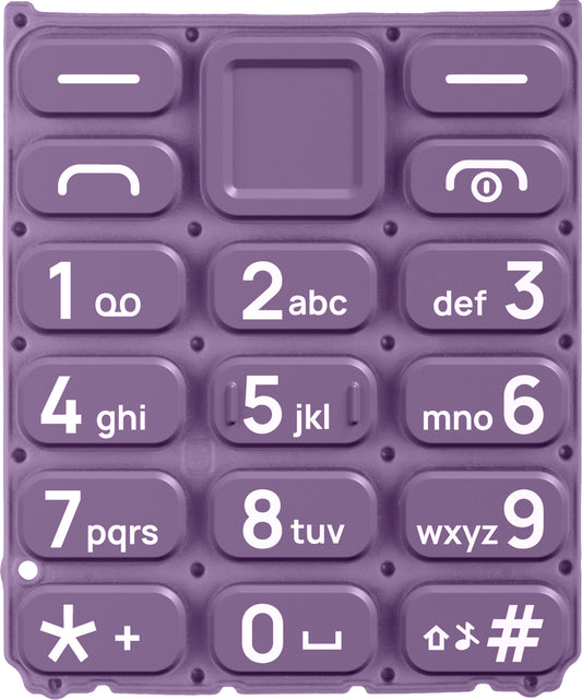 Clavier latin pour HMD 105 / Nokia 105 (2024), Violet