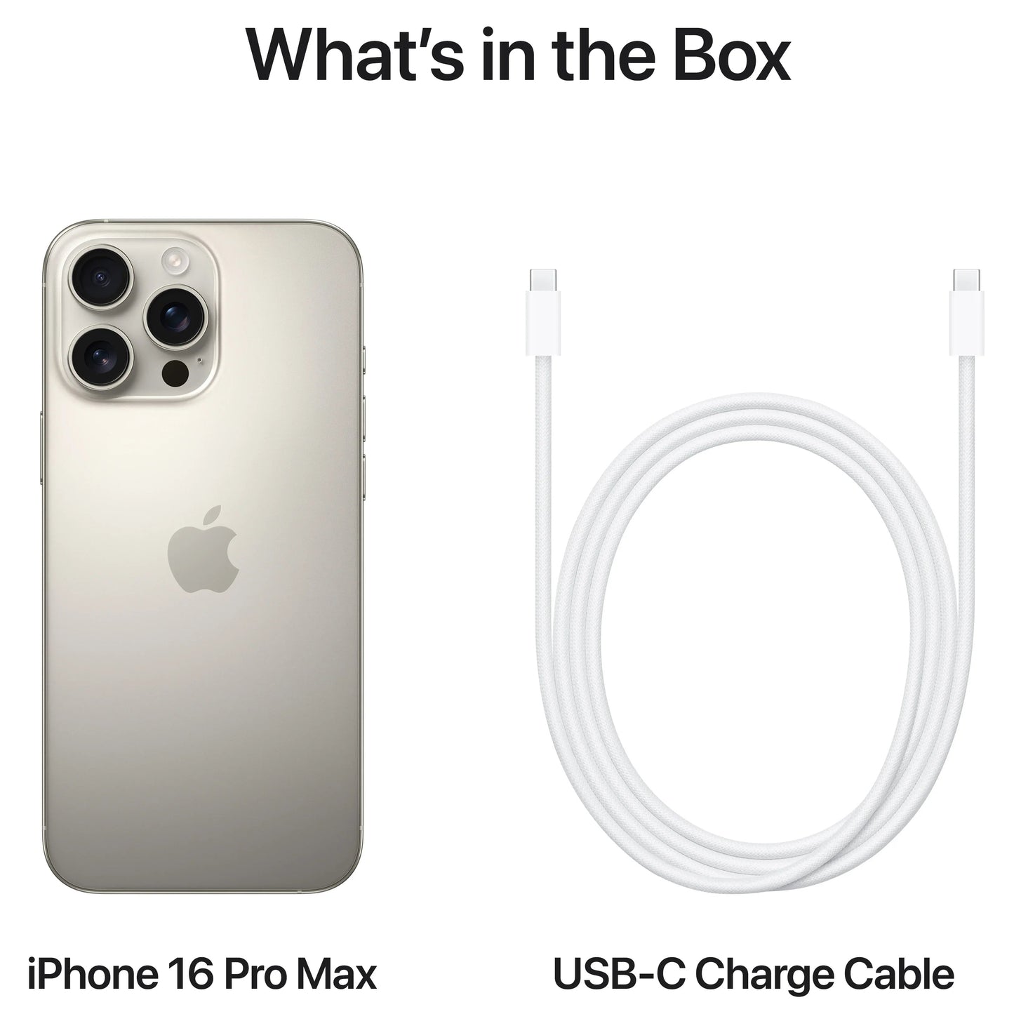 Téléphone Mobile Apple iPhone 16 Pro Max, 256GB, Titanium Natural MYWY3ZD/A
