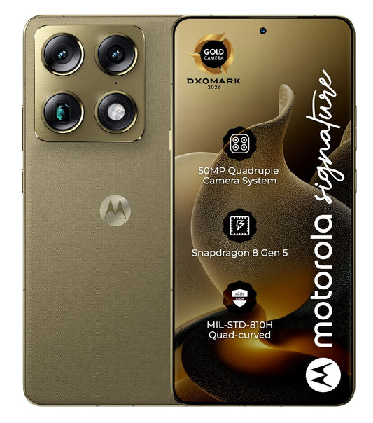 Téléphone Mobile Motorola Signature 5G, 512GB, 16GB, Pantone Olive PBAB0003SE