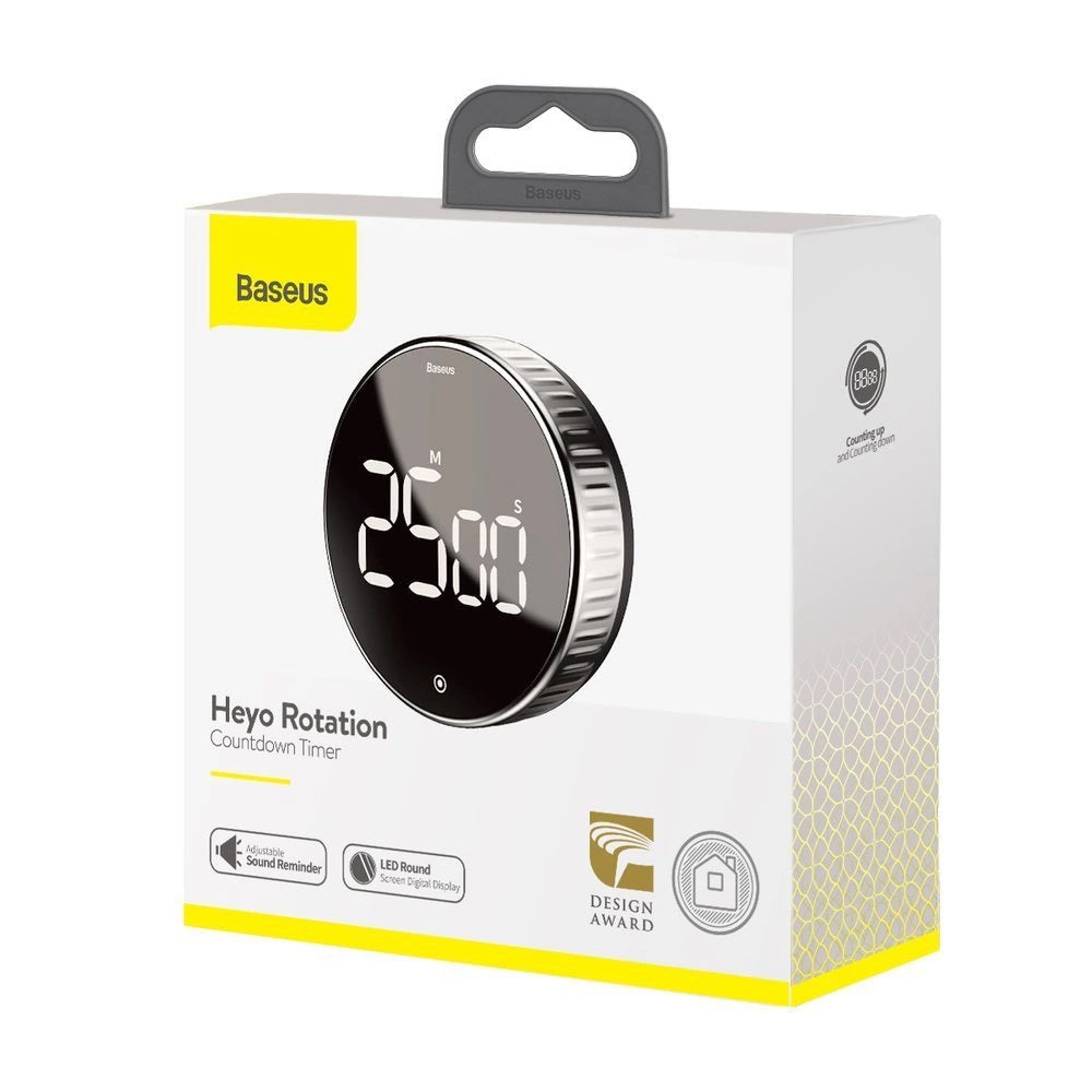 Minuteur Baseus Heyo Rotation, Noir ACDJS-01