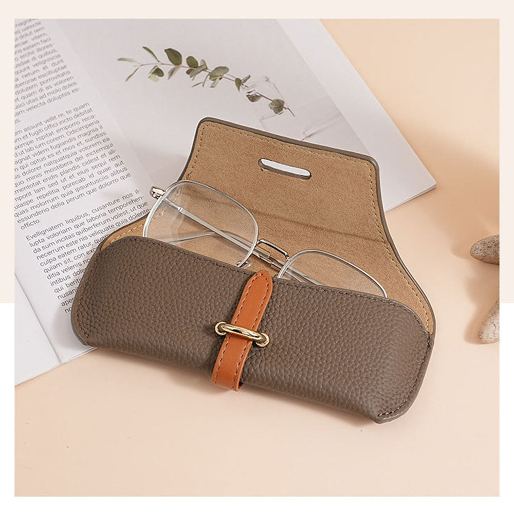 Techsuit ETL3 Glasses Case, 170mm x 65mm x 20mm, Brown