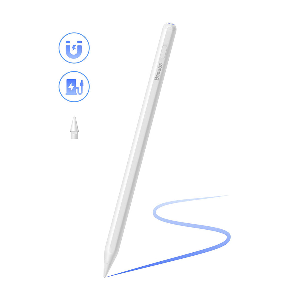 Touch Pen Baseus Smooth Writing 2 Series für Apple iPad, Aktive Wireless-Version, Weiß SXBC080102