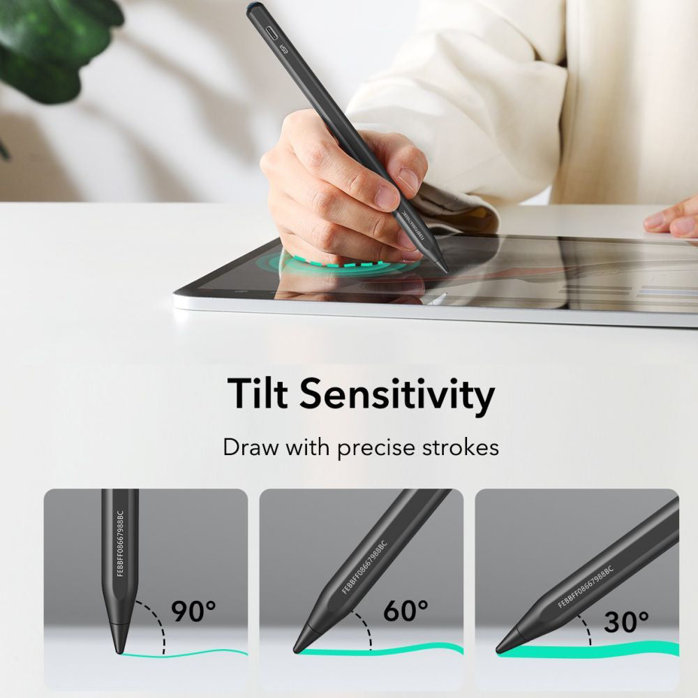 Touch Pen ESR Geo für Apple iPad, Aktive Version, Schwarz