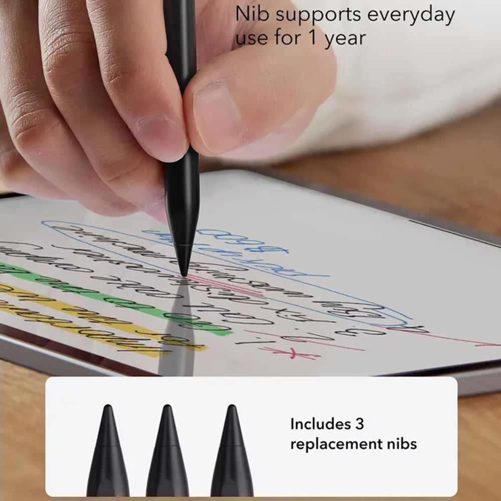 Touch Pen ESR pour Apple iPad, Version Active, Noir