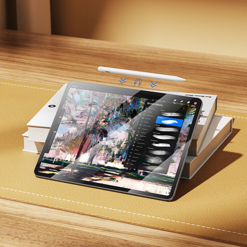 Touch Pen HOCO GM113 pour Apple iPad, Version Active, Blanc