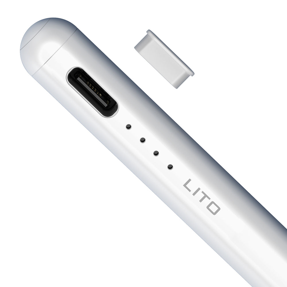 Touch Pen Lito K1 pour Apple iPad, Version Active, Blanc