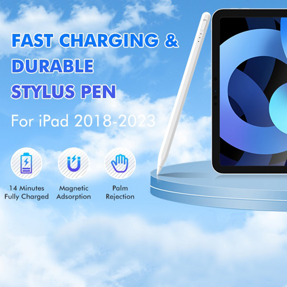 Touch Pen Techsuit AX10-T für Apple iPad, Aktive Version, Weiß