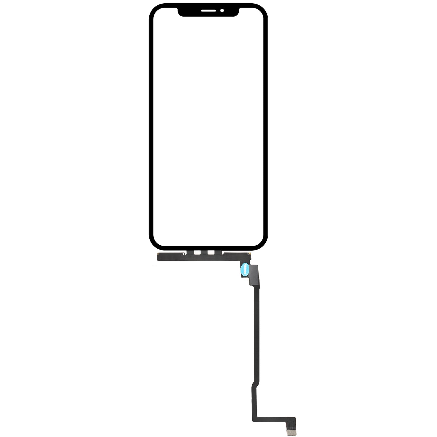 Touchscreen Forward Guard OCA für Apple iPhone 11 Pro Max, IC-Version, Schwarz