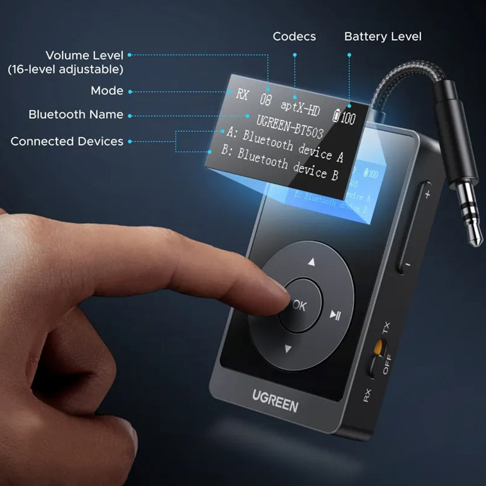 Bluetooth Transmitter / Receiver UGREEN BT503 (45492)