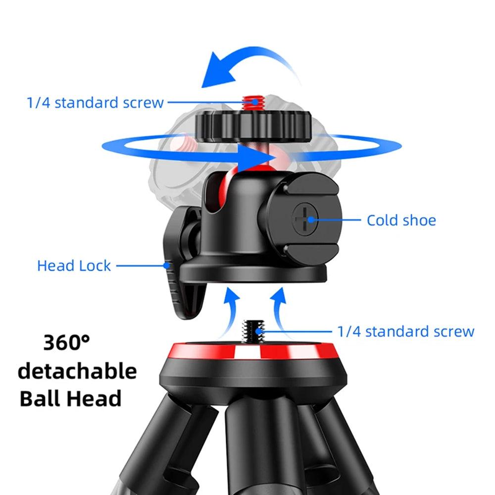 Trépied 1/4inch Techsuit C02, Noir