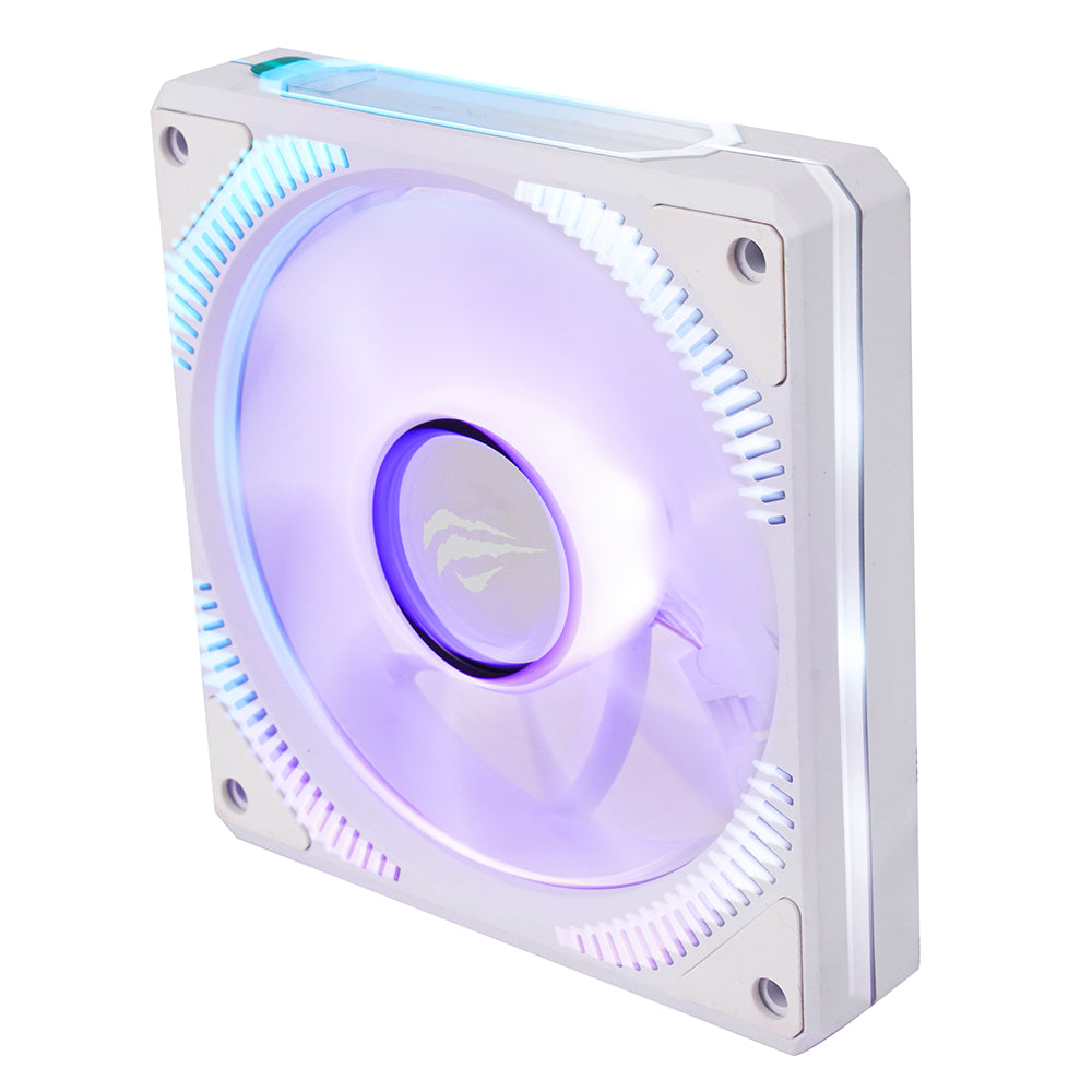 Ventilator HAVIT F2096, RGB, 1800RPM, 30dB, 3W, Weiß
