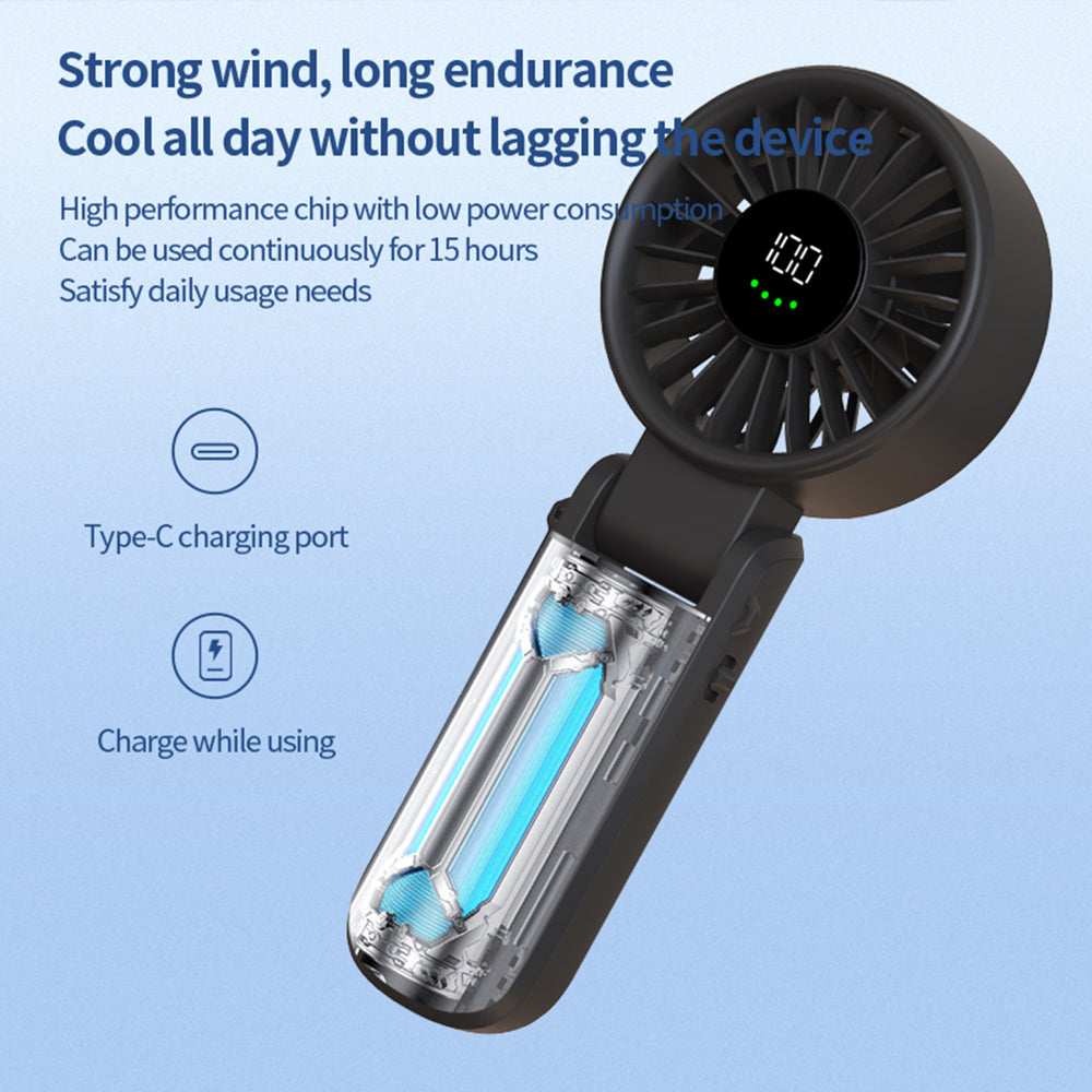 Ventilateur Portable Techsuit A10, Blanc