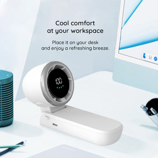 Ventilateur Portable Techsuit A9, Blanc