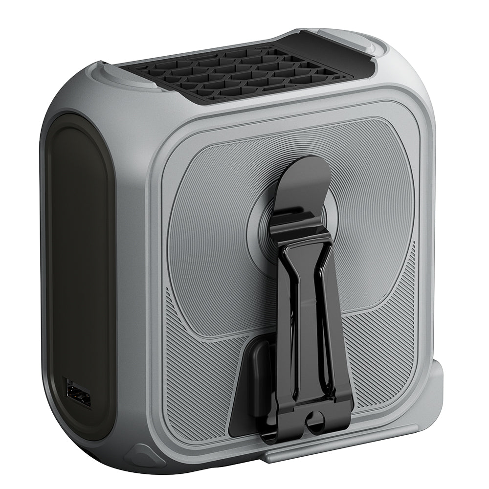 Ventilateur Portable Techsuit Z13 avec batterie externe 10000mAh, Gris