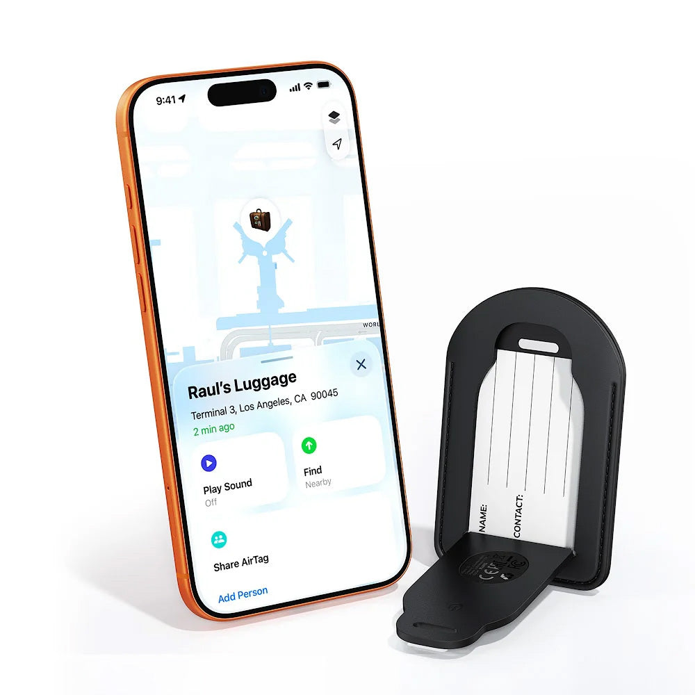 Acefast SmartTag Gepäck S5 für iOS-Serie, Schwarz