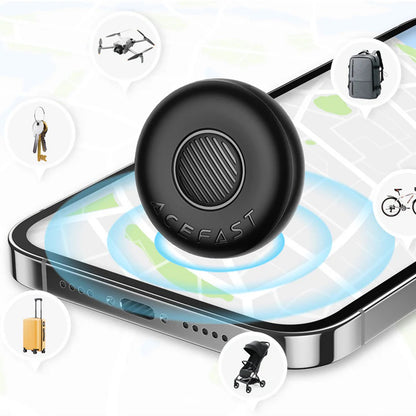 Acefast SmartTag S1 für iOS-Serie, Set 4 Stück, Grau