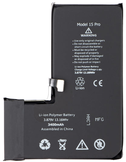 Akku Apple iPhone 15 Pro, Hohe Kapazität