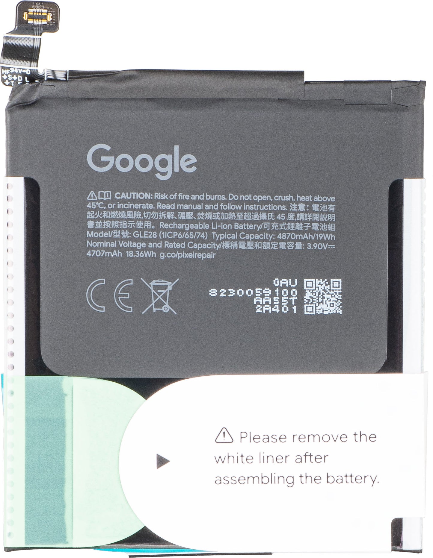 Batterie Google Pixel 10 Pro, GLE28, Service Pack G949-01443-00