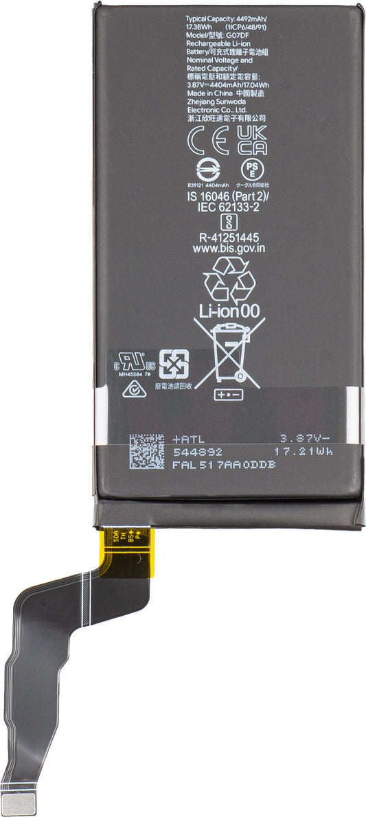 Akku Google Pixel 8a, G07DF, Service Pack G949-01097-00