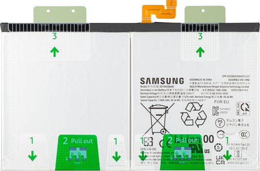 Batterie Samsung Galaxy Tab S11 Ultra, EB-BX936ABE, Service Pack GH82-38349A
