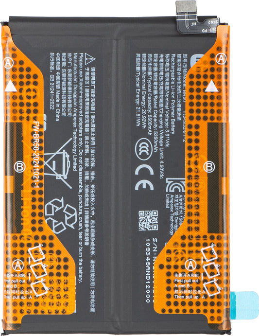Batterie Xiaomi Redmi Note 14 4G, BR50, Service Pack 1330101000200H