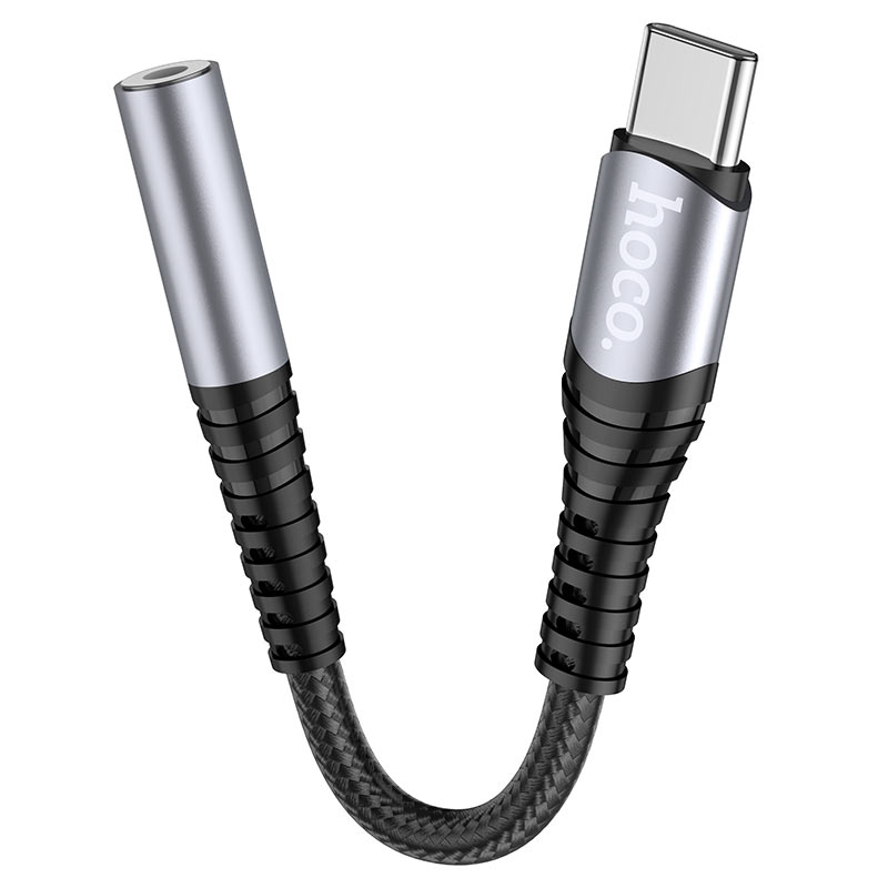Adaptateur Audio USB-C - 3,5 mm HOCO LS33, Gris