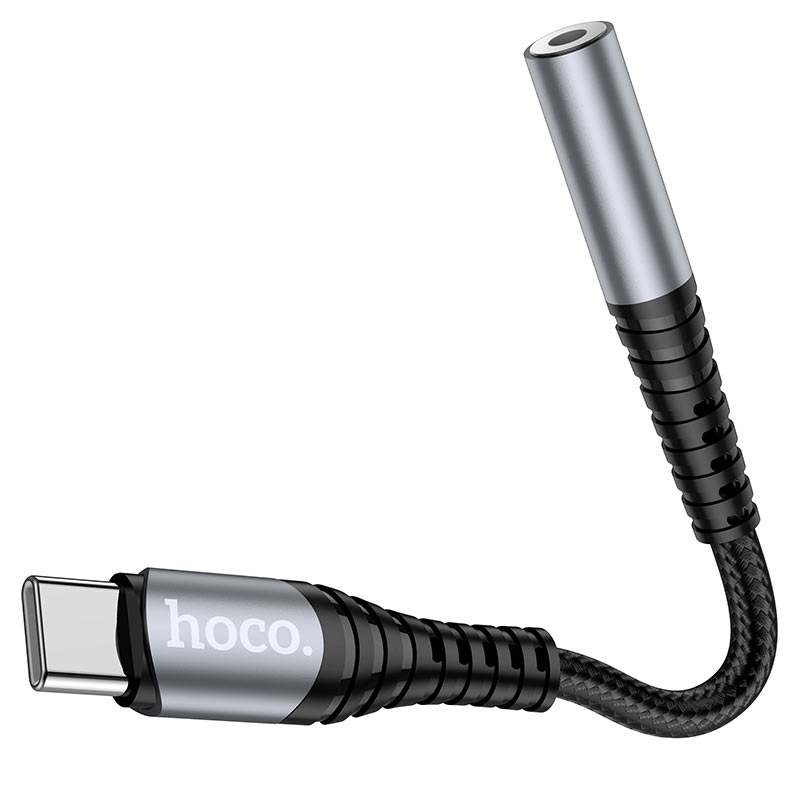 Adaptateur Audio USB-C - 3,5 mm HOCO LS33, Gris