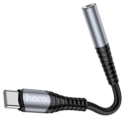 Adaptateur Audio USB-C - 3,5 mm HOCO LS33, Gris
